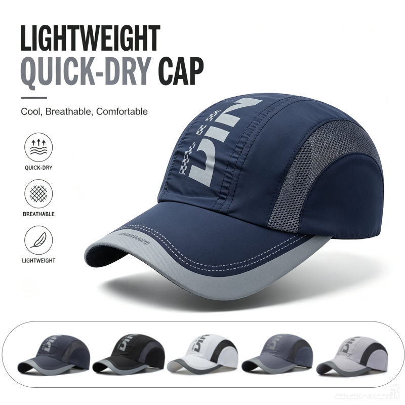 Outdoor Sport Hat - Quick Dry Sport Cap Men Lightweight