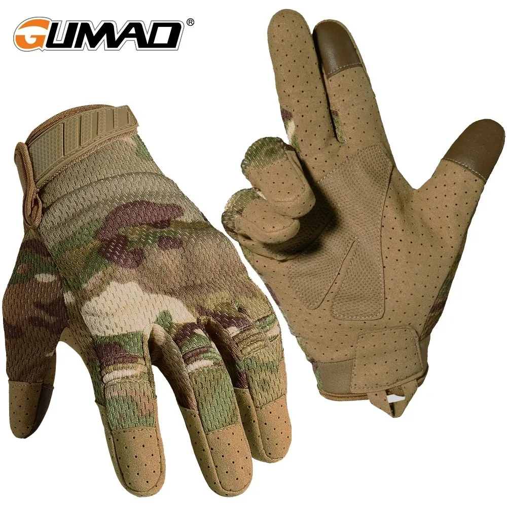 Outdoor Sport Gloves - Camo Touch Screen Tactical Gloves Outdoor