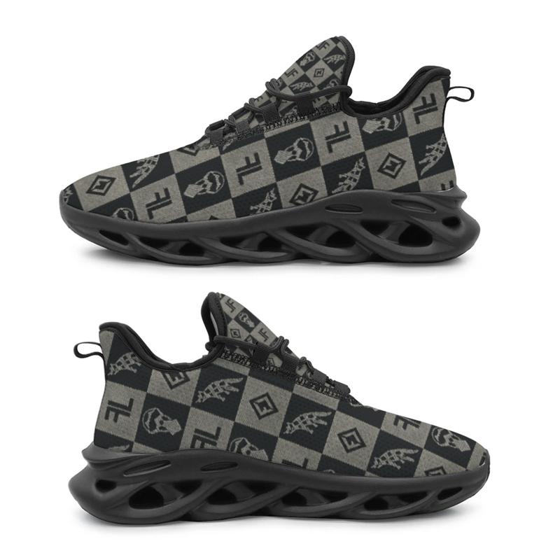 Outdoor Sports Activities - Ladies Men Running Shoes Sports Shoes，Checkerboard
