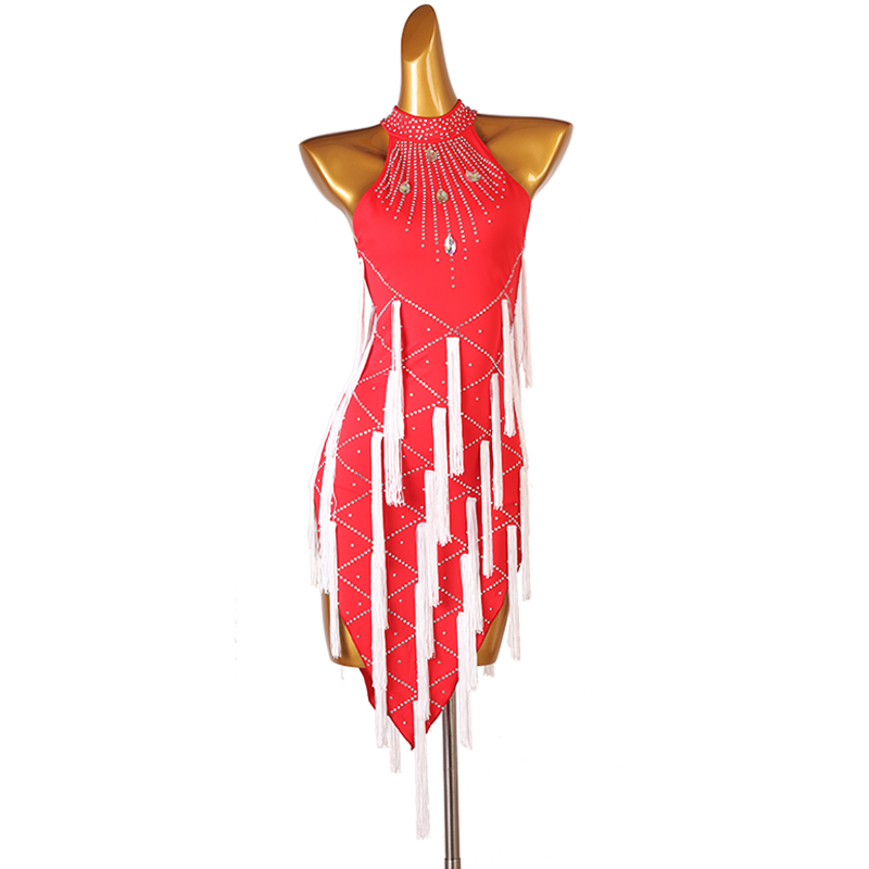 New Latin Performance Dance Dr - Outdoor Sport Dress 评论和价格