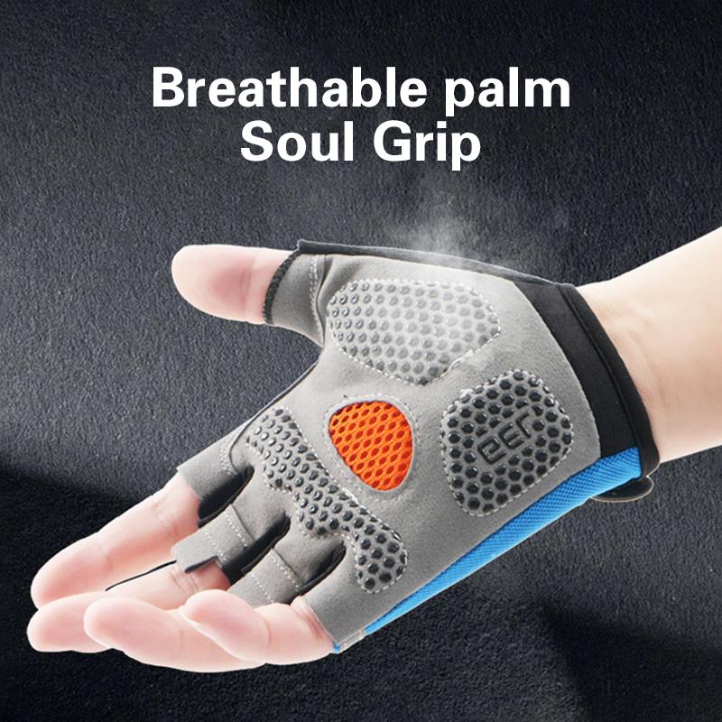 Hot Half Finger Cycling Gloves - Outdoor Sport Gloves 评论和价格