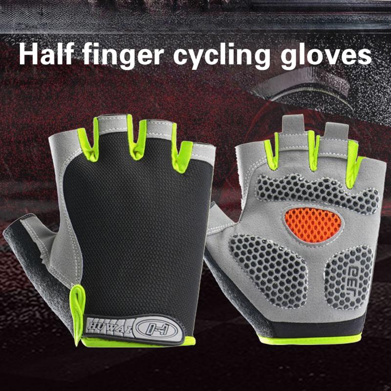 Hot Half Finger Cycling Gloves - Outdoor Sport Gloves 评论和价格