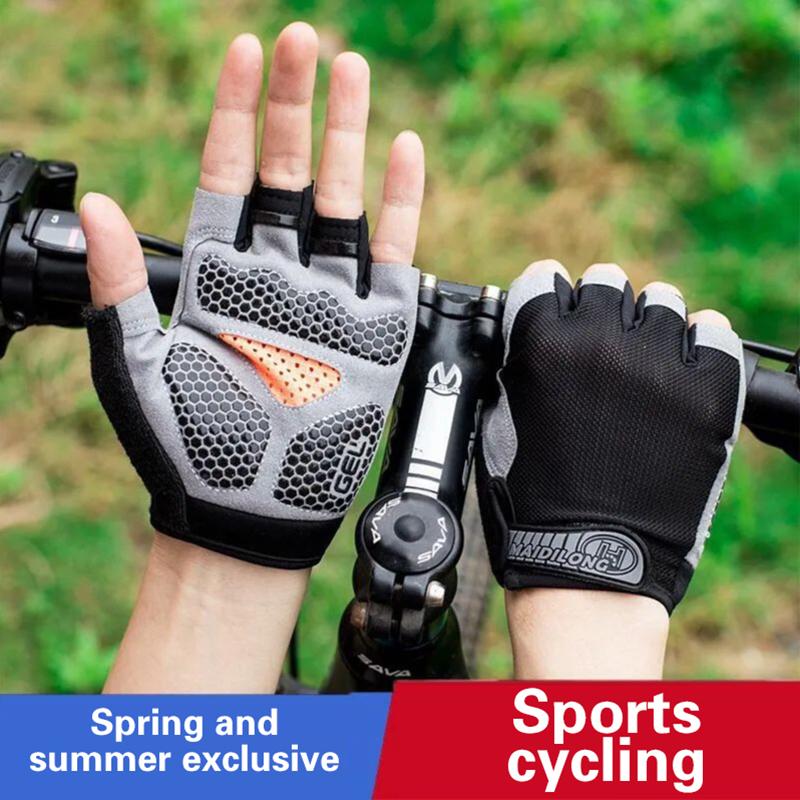 Half Finger Cycling Gloves Men - Outdoor Sport Gloves 评论和价格