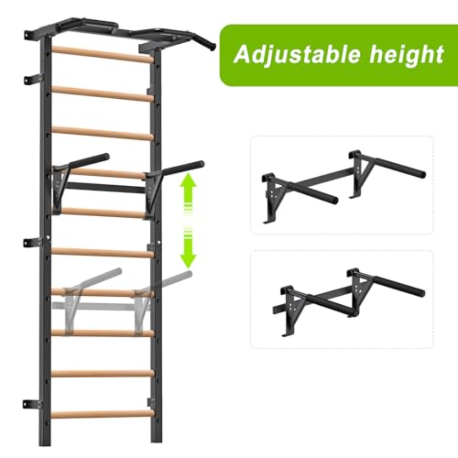Wall Mounted Gymnastic Stall B - Gymnastic Bar Home 评论和价格