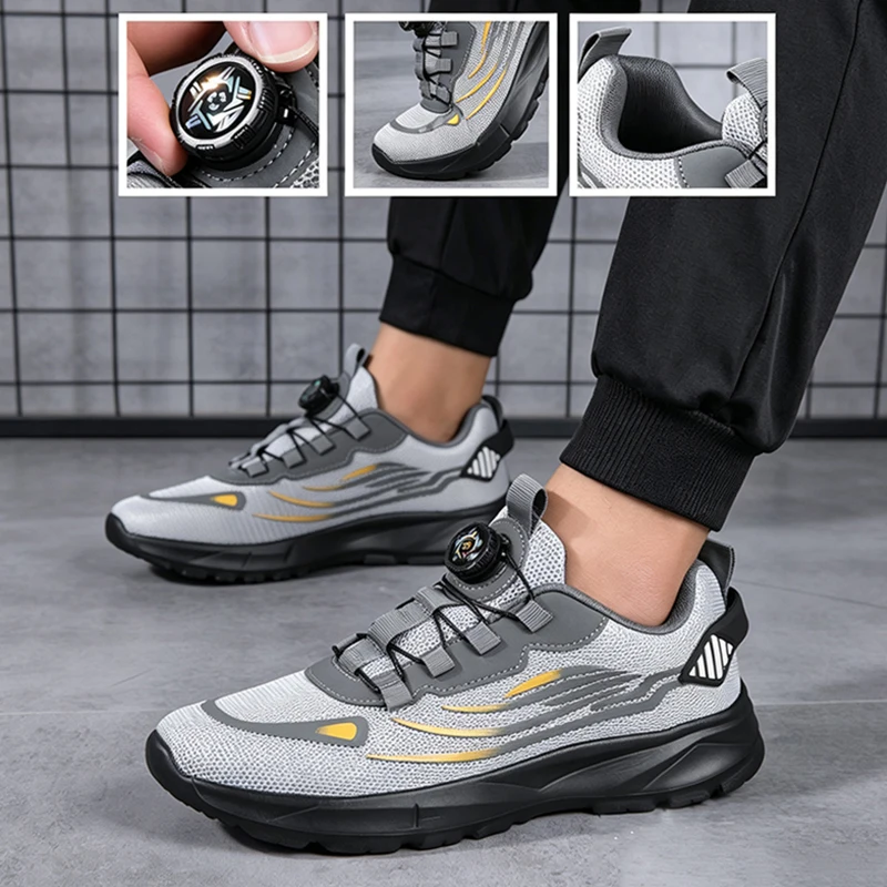 Breathable Mesh Men Shoes Tren - Outdoor Sport Gym 评论和价格