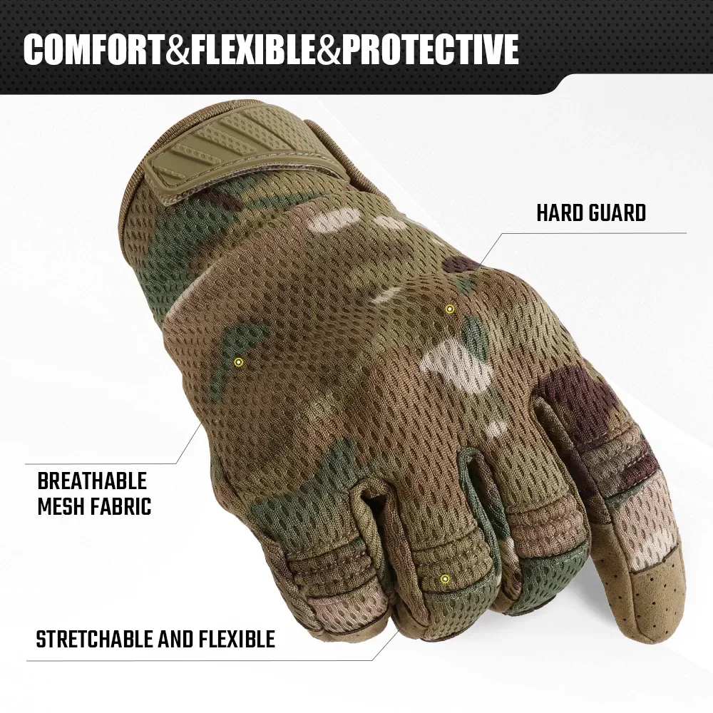 Camo Touch Screen Tactical Glo - Outdoor Sport Gloves 评论和价格