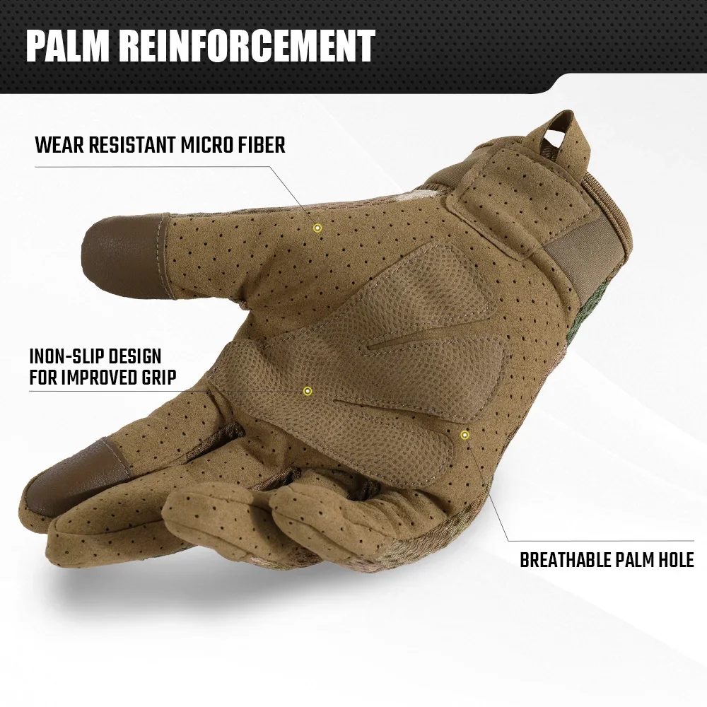 Camo Touch Screen Tactical Glo - Outdoor Sport Gloves 评论和价格