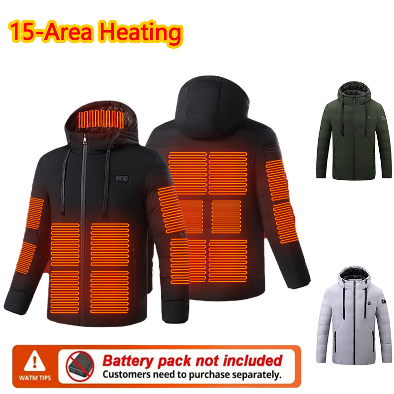 15 Area Heated Winter Hooded J - Outdoor Sport Area 评论和价格