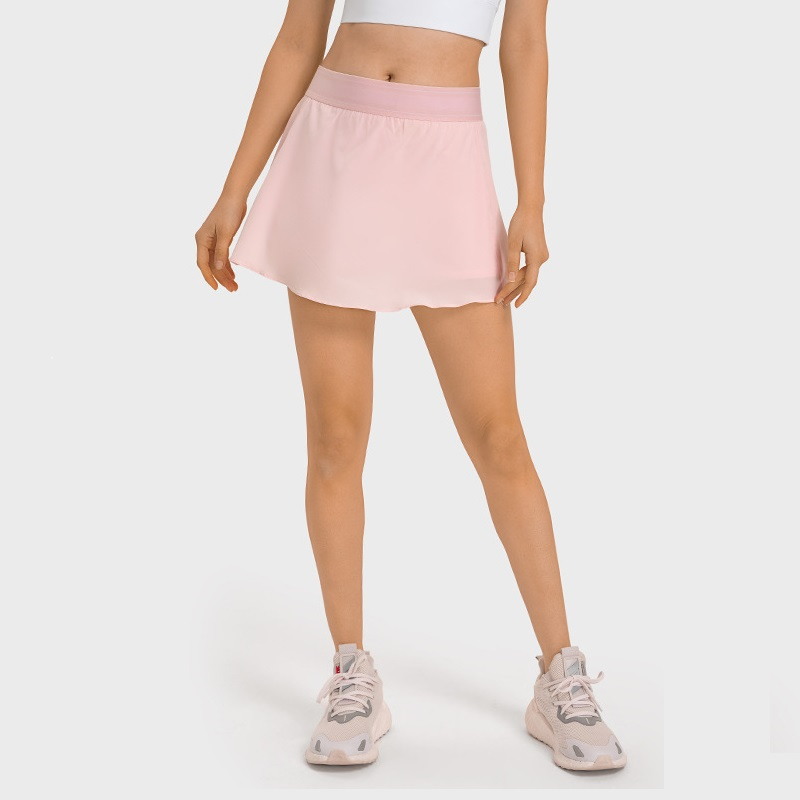 Women 2 In 1 Sport Tennis Skir - Outdoor Sport Dress 评论和价格