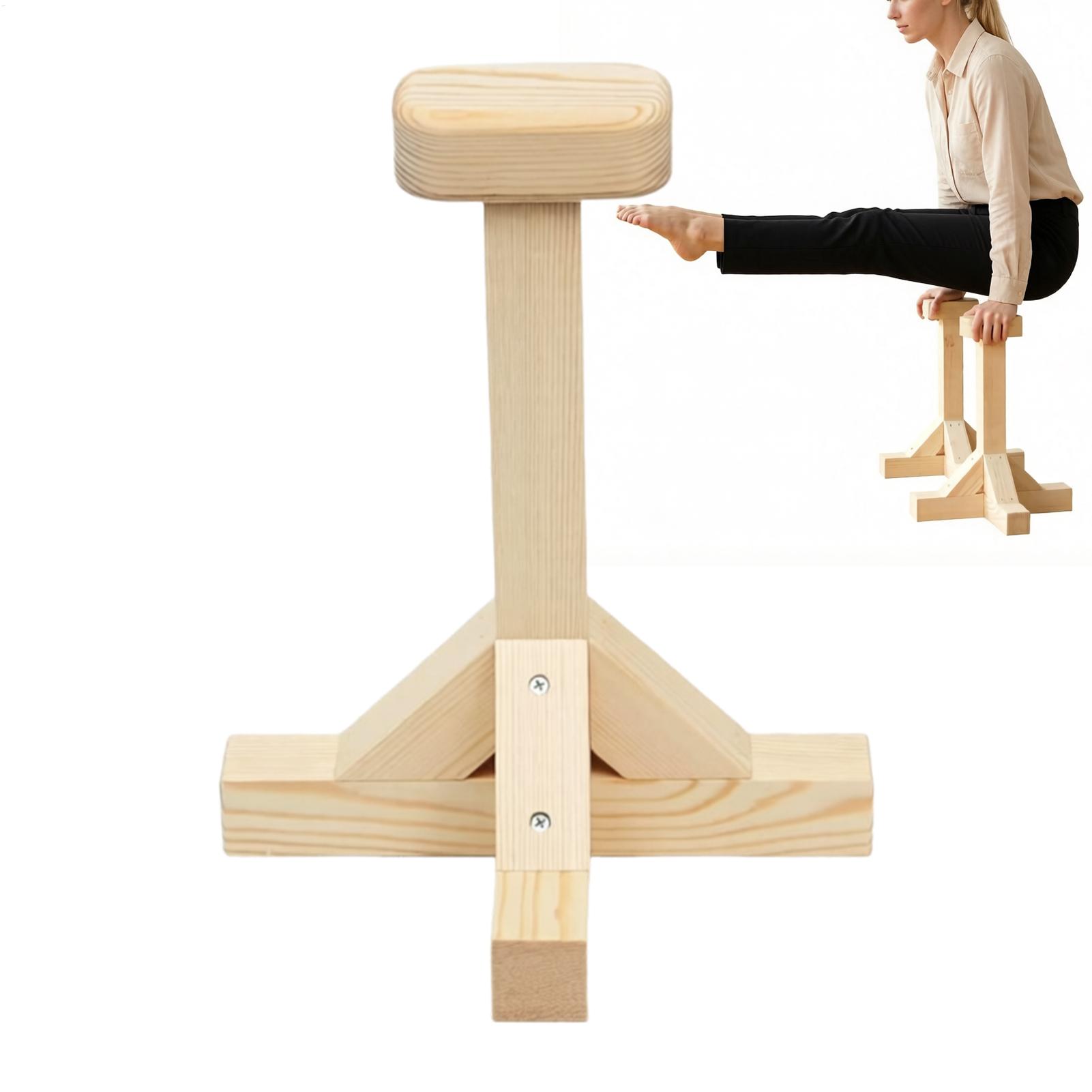 Handstand Bar Wooden Ergonomic - Gymnastic Bar Home 评论和价格