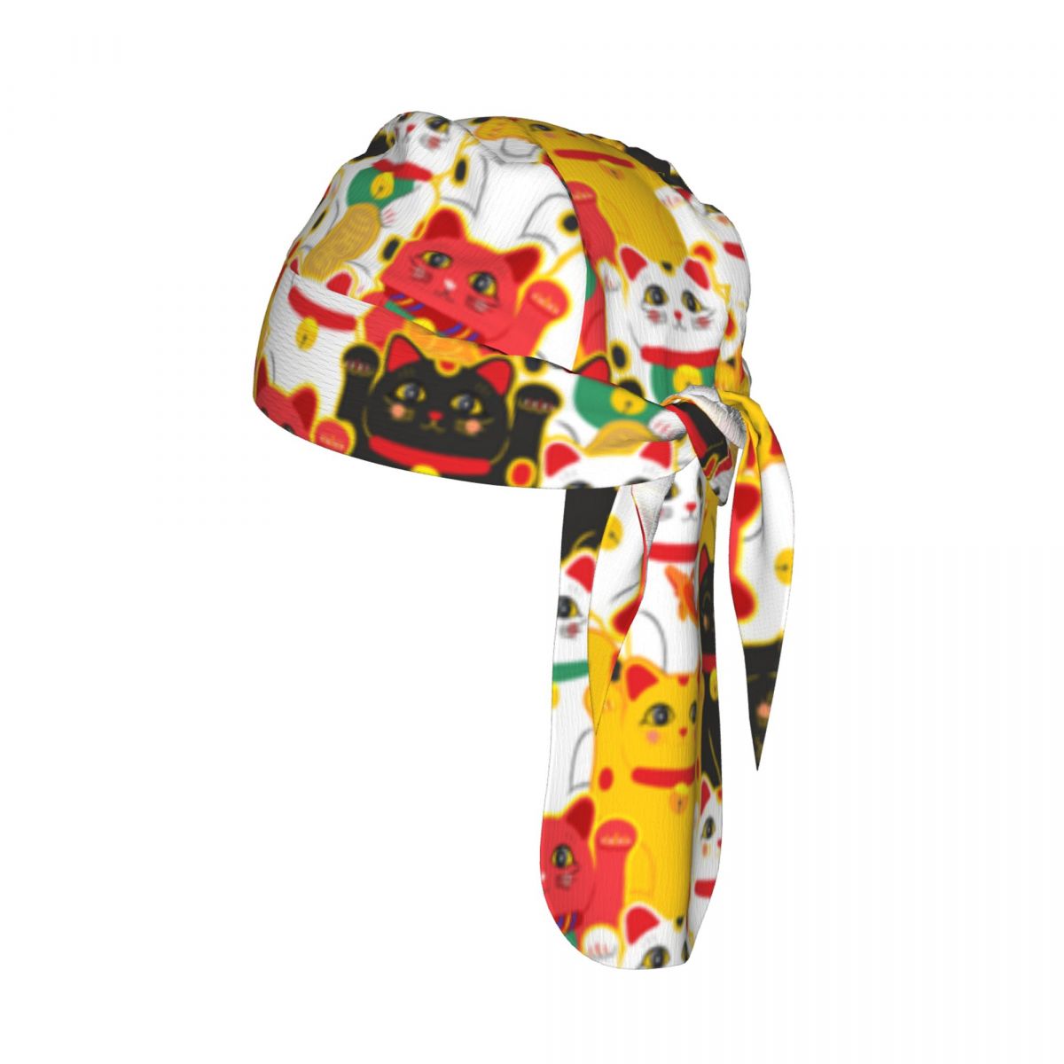 Maneki Neko Cat Pattern Lucky  - Outdoor Sport Hat 评论和价格