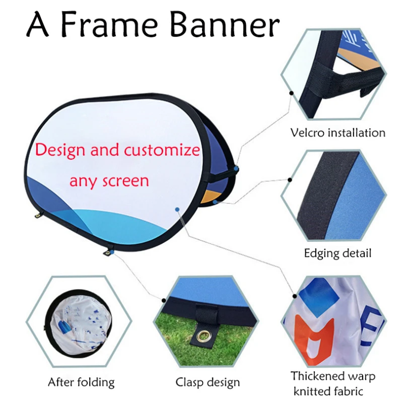 Pop Up A Frame Banner Free Des - Outdoor Sport Logo 评论和价格