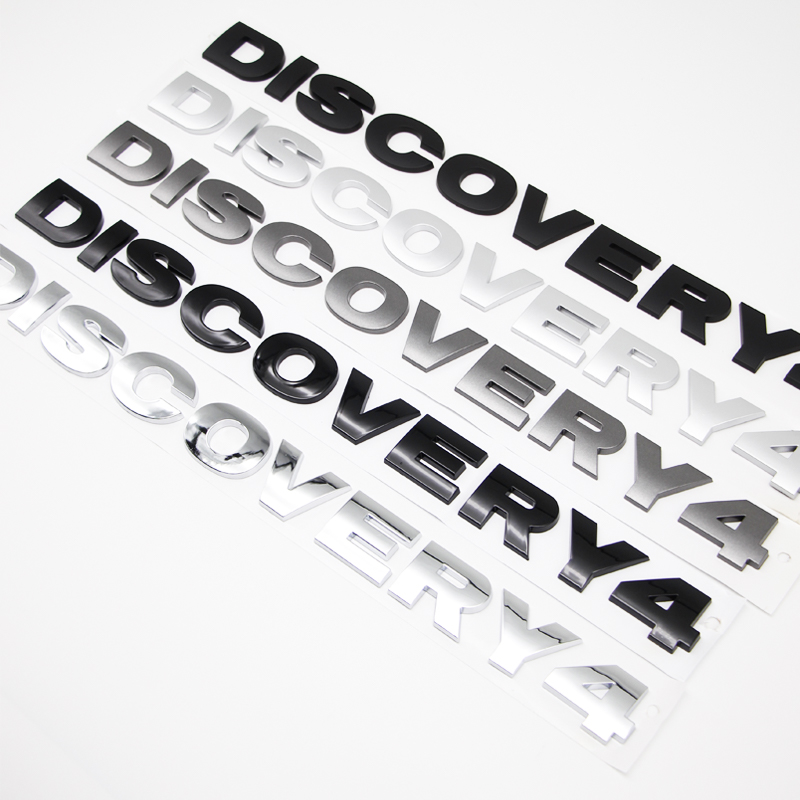 3D ABS Discovery 4 Letters Car - Outdoor Sport Logo 评论和价格